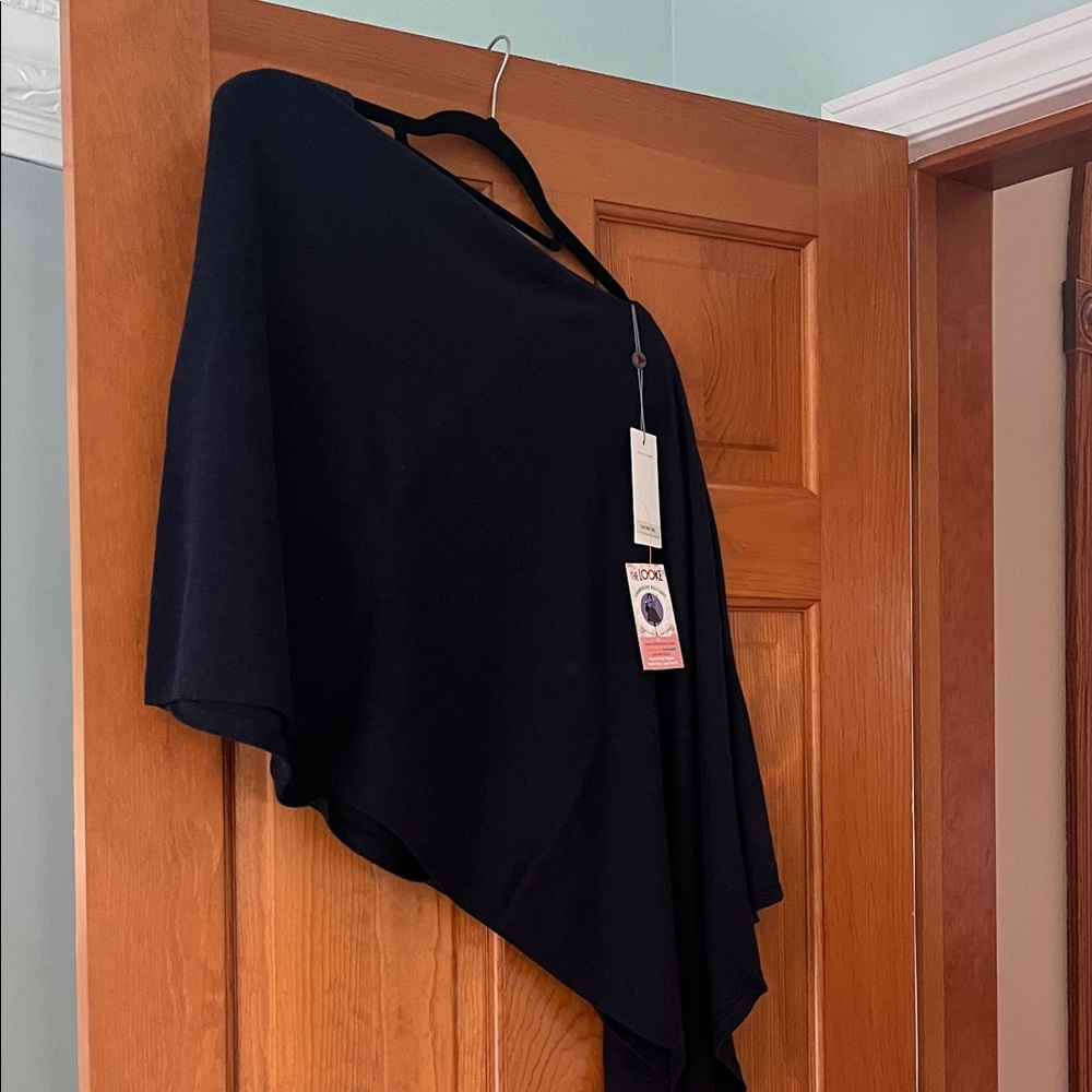 Navy Blue Poncho